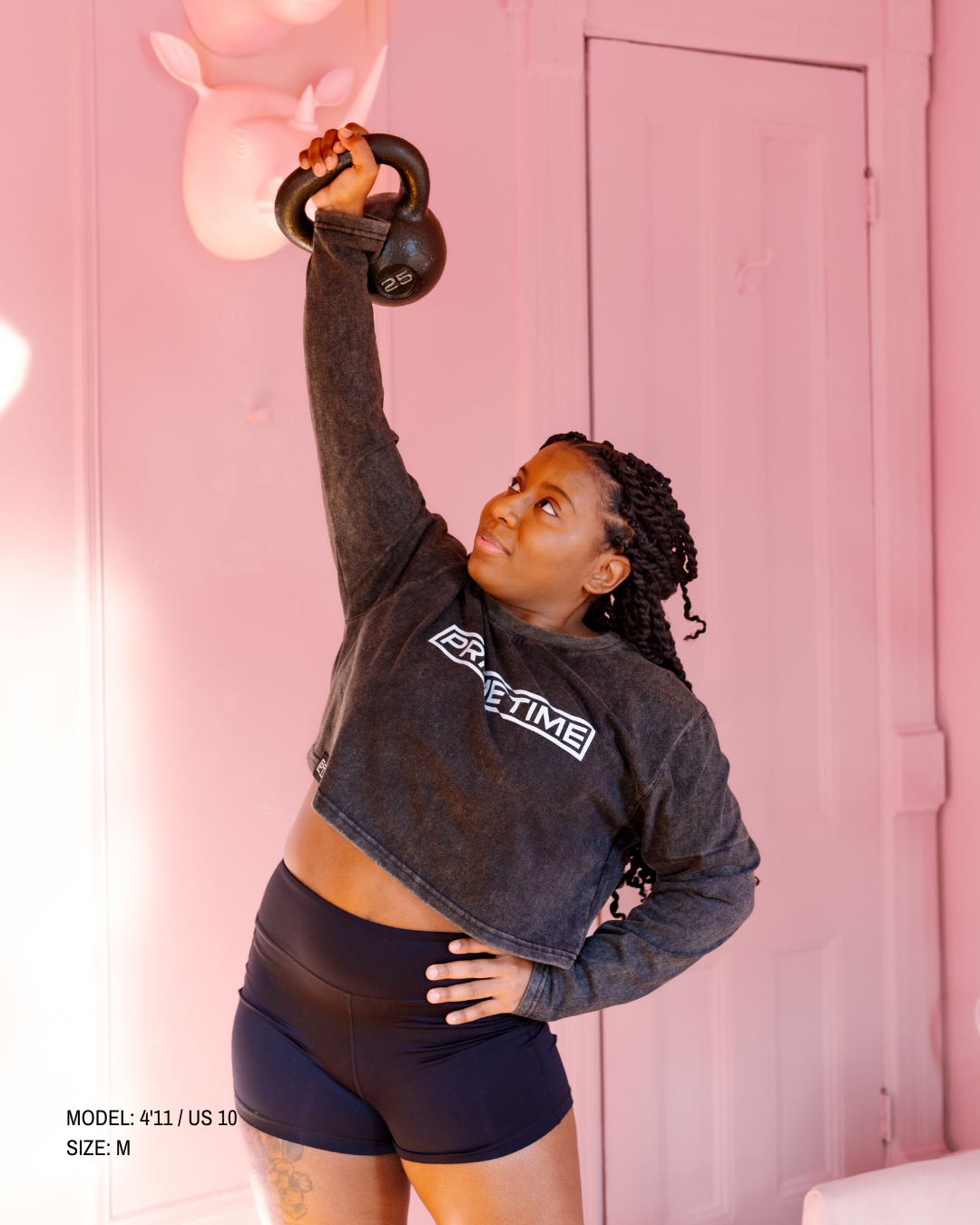 'Almost Perfect' Paula Long Sleeve Crop Top