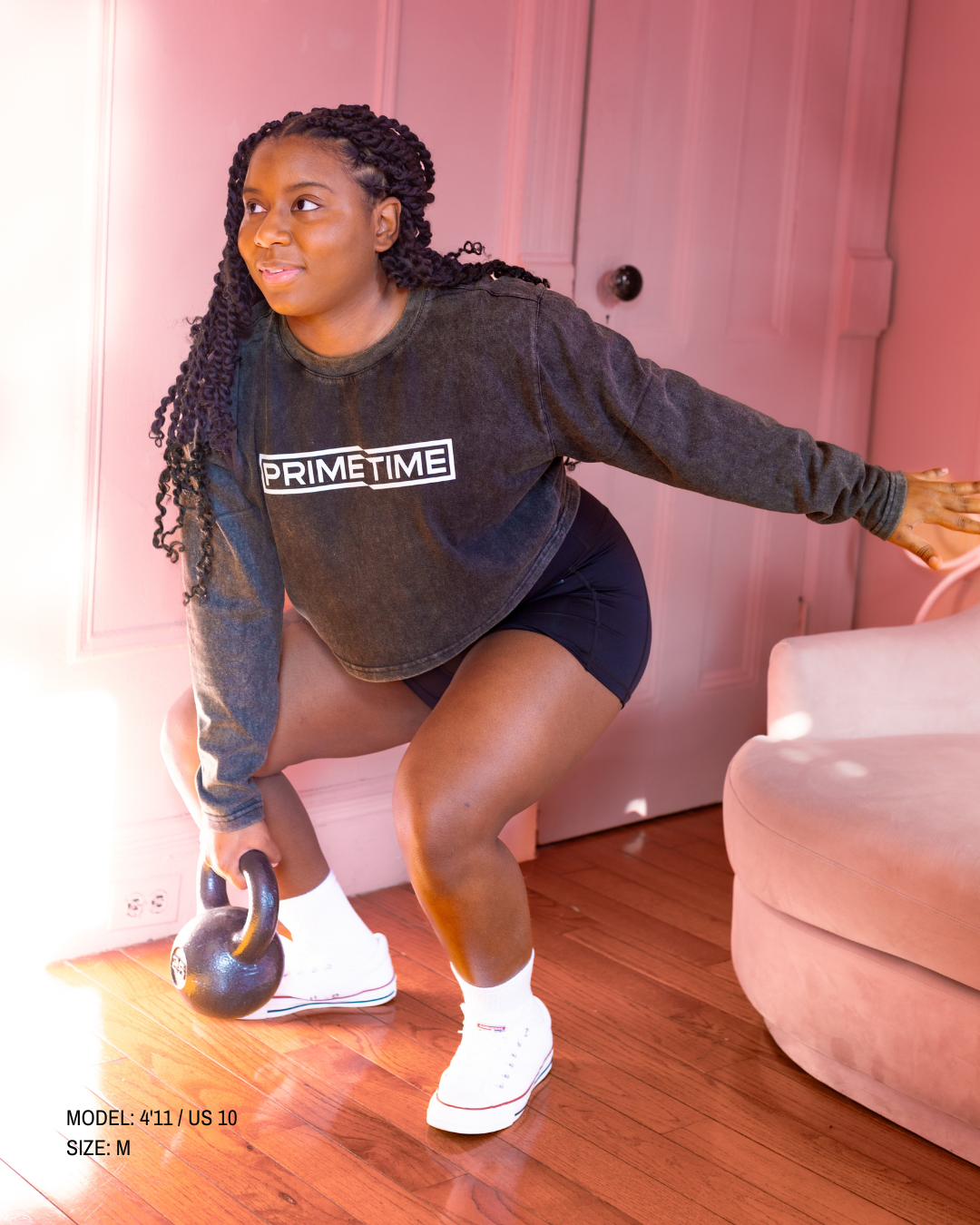 'Almost Perfect' Paula Long Sleeve Crop Top